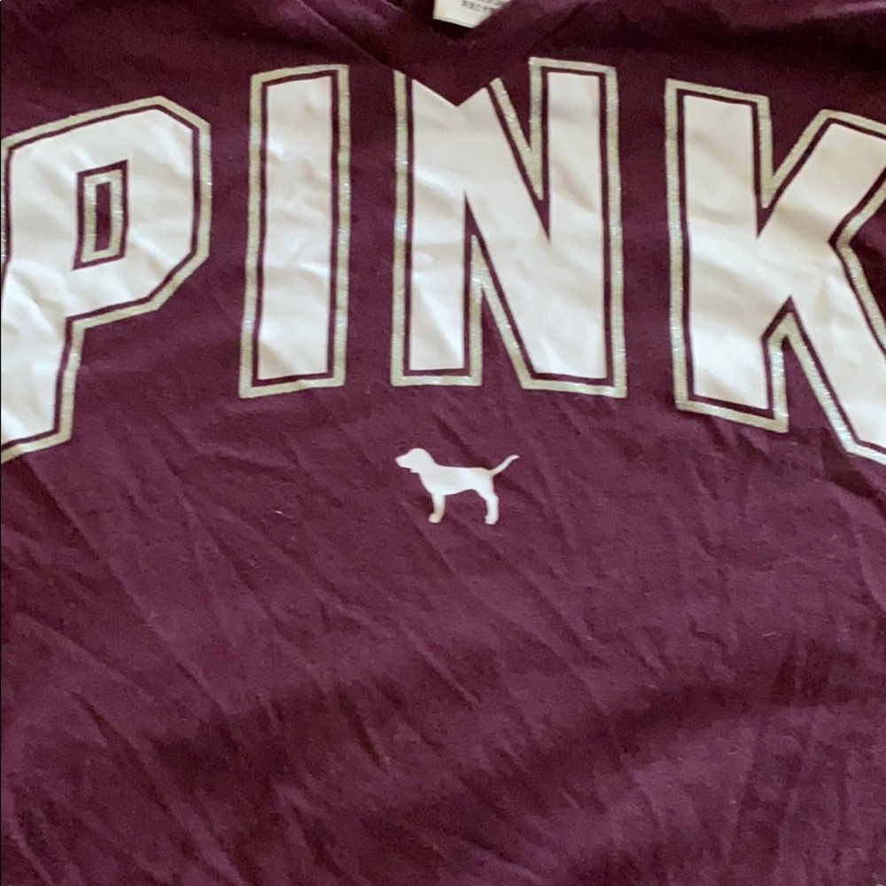 Pink V-neck
